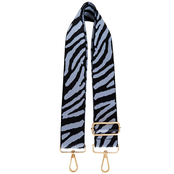 Detachable Bag Strap - Blue Zebra