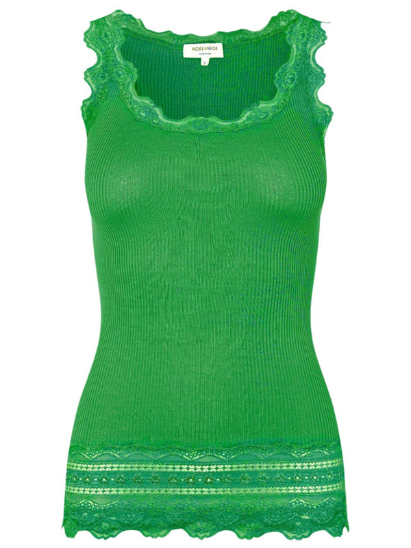 Benita Wide Lace Vest - Bright Green