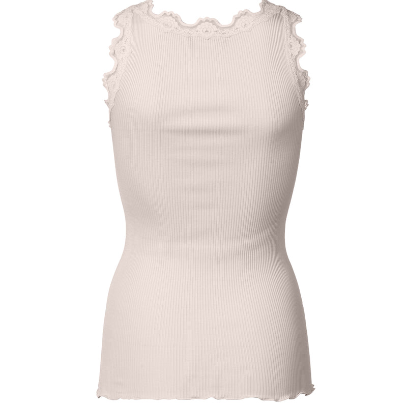 Babette Lace Vest - Soft Rose