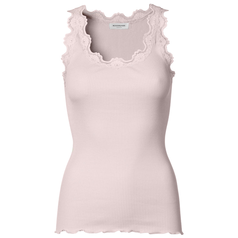 Babette Lace Vest - Soft Rose