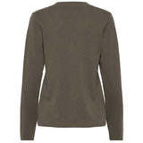 Laica V-Neck Cashmere Jumper - Forrest Night