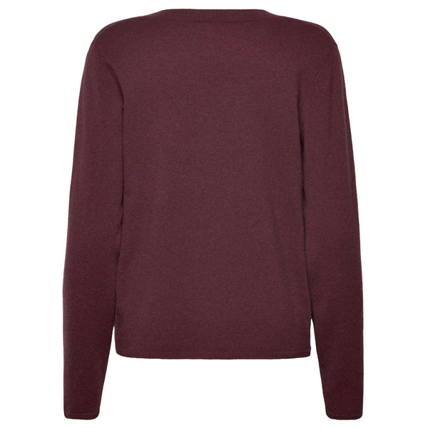 Laica V-Neck Cashmere Jumper - Fudge