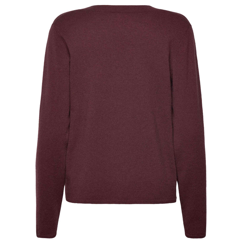 Laica V-Neck Cashmere Jumper - Fudge