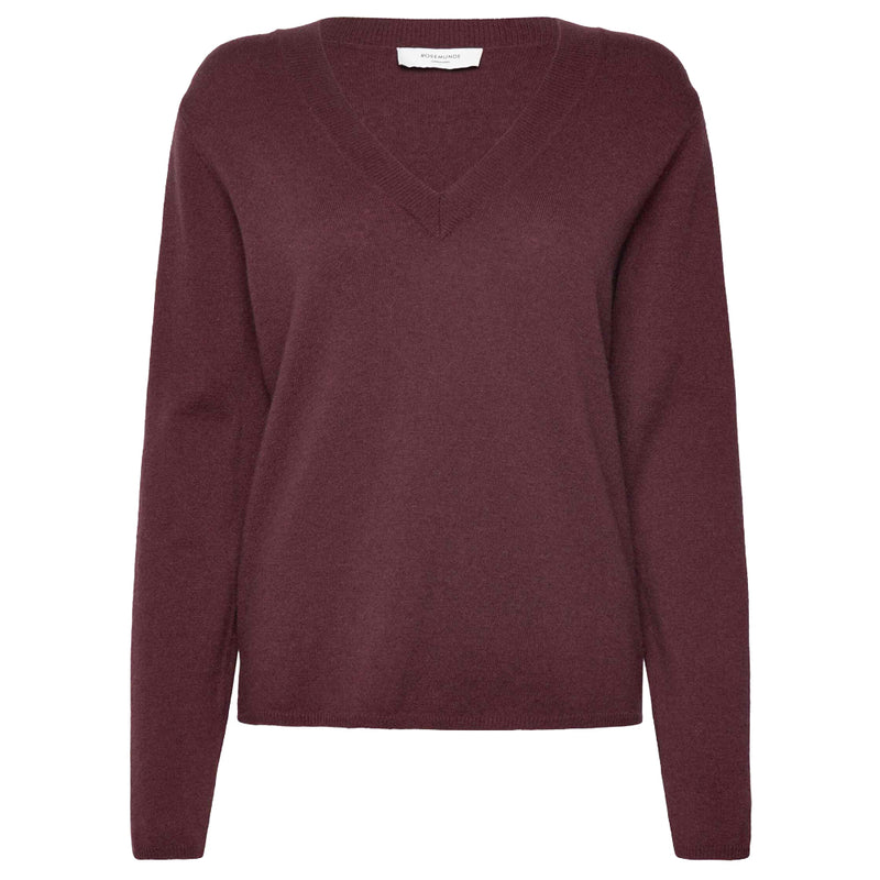 Laica V-Neck Cashmere Jumper - Fudge