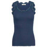 Babette Lace Vest - Insignia Blue