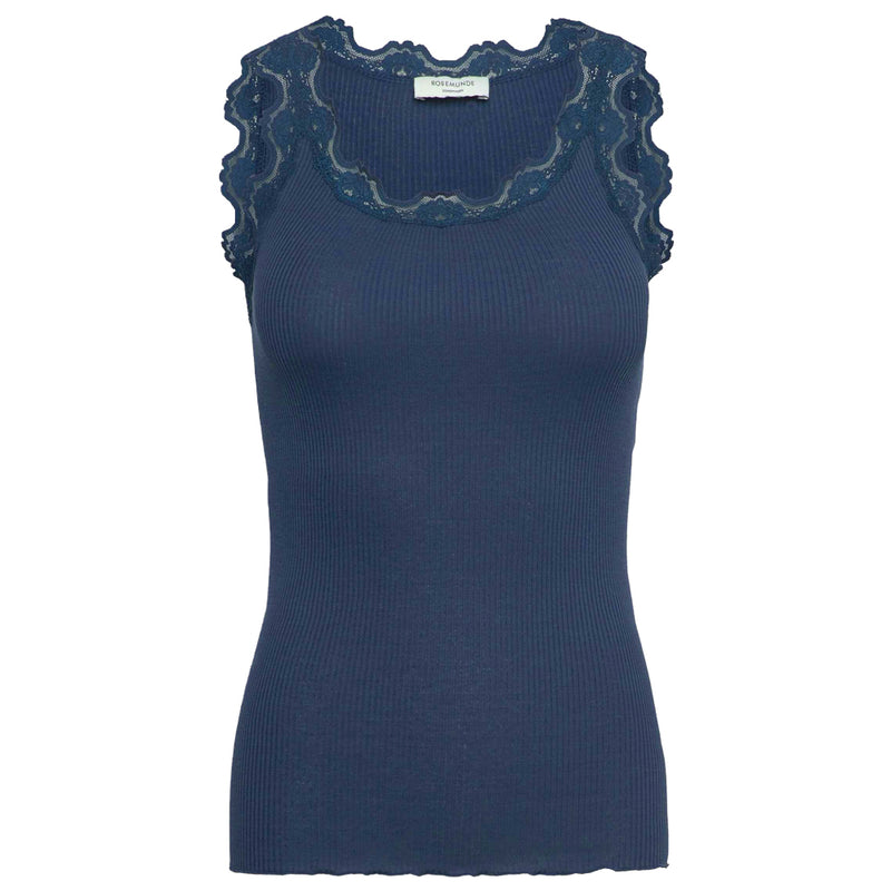 Babette Lace Vest - Insignia Blue