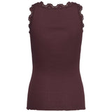 Babette Lace Vest - Fudge