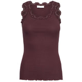 Babette Lace Vest - Fudge