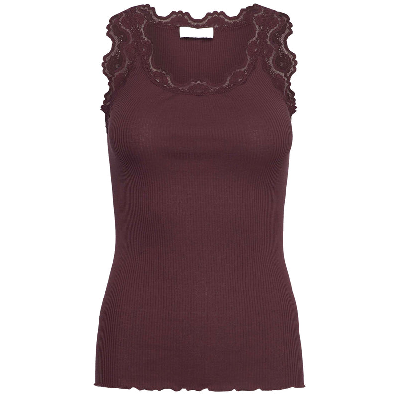 Babette Lace Vest - Fudge