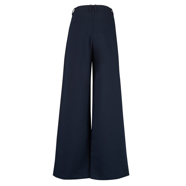 Japon  Wide Leg Trousers - Blue Night