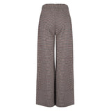 John Wide Leg Trousers - Checked