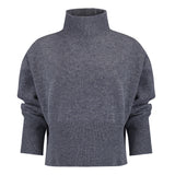 Pinto Cropped Jumper - Grey