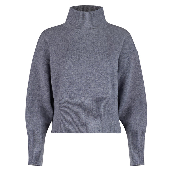 Pinto Cropped Jumper - Grey