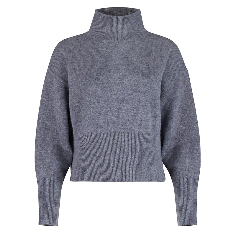 Pinto Cropped Jumper - Grey