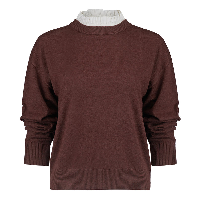 Suncoo Paris Picola Jumper in prune at Five Six Blue Boutique