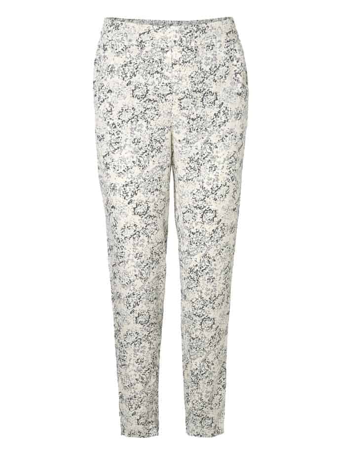 Rosemunde Silk Print Trousers
