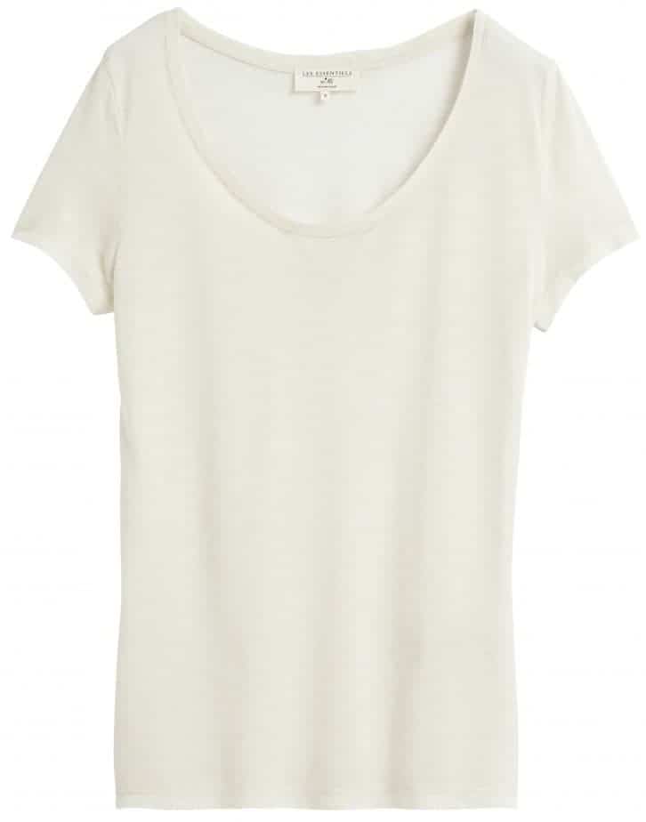 Marie Sixtine Bari Tee in Milk