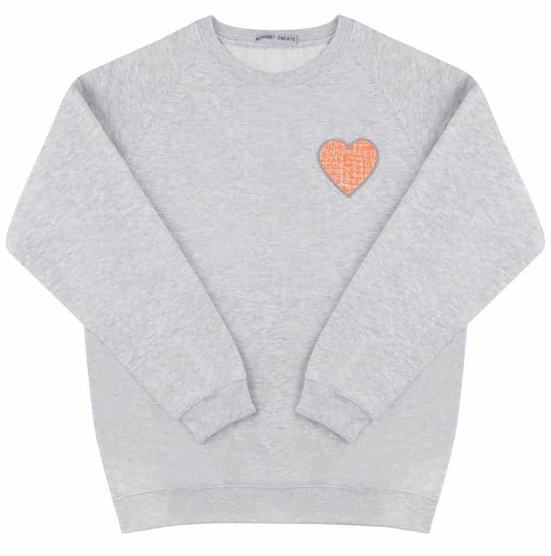 Alphabet Sweats Mini Heart Sweatshirt