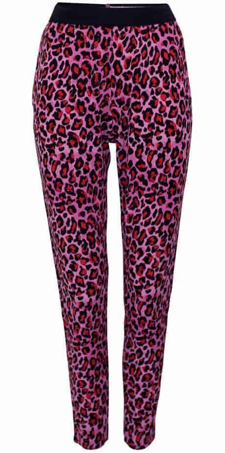 Baum und Pferdgarten Janai Trousers - pink red leopard print trousers