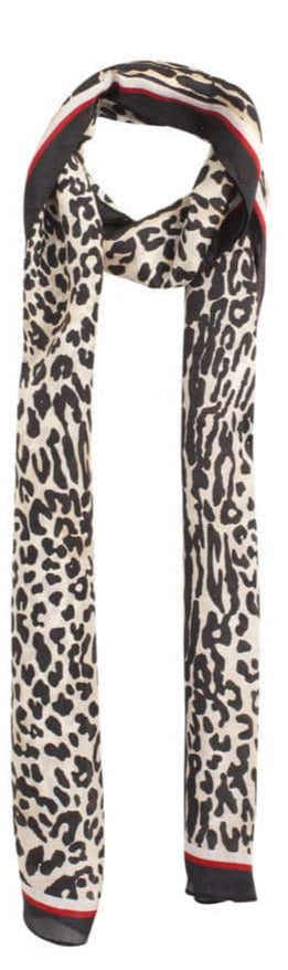 Baum und Pferdgarten Lisette designer silk leopard print Scarf