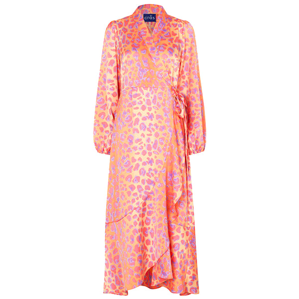 Ganni barra hotsell crepe maxi dress