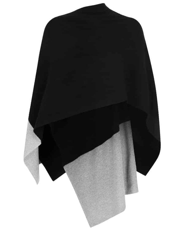 Duffy NY Cashmere Wrap Black