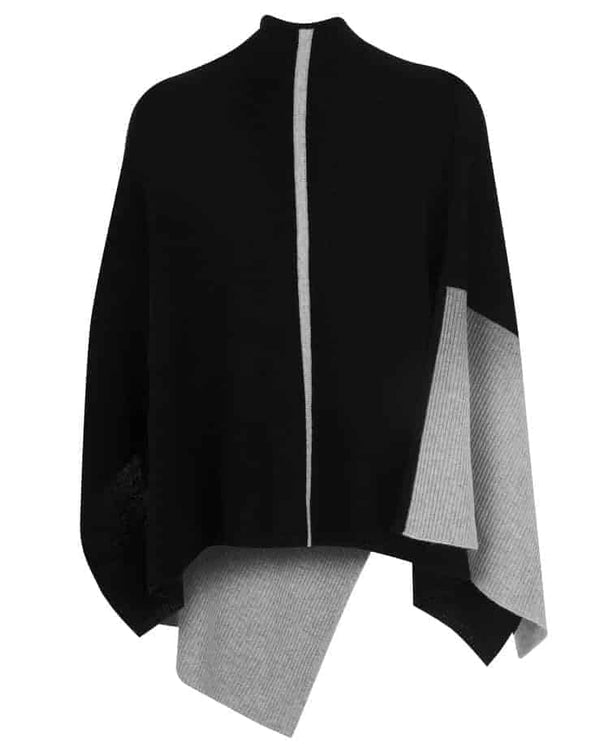 Cashmere Mix Wrap - Black