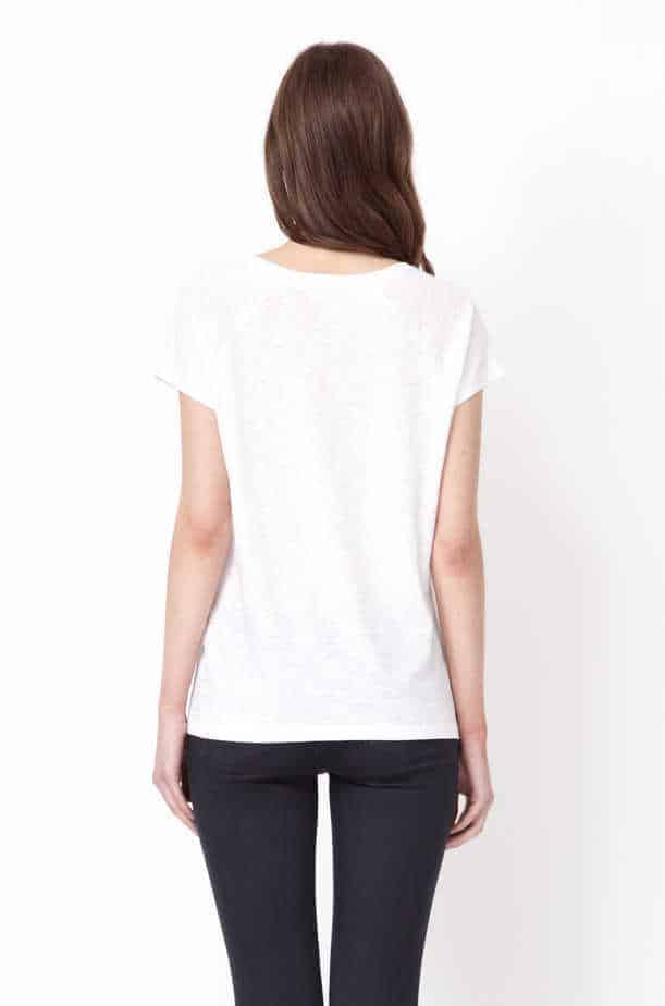 Brenda Top in Bright White