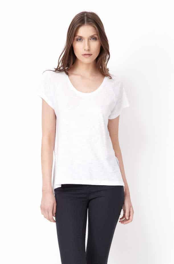 Brenda Top in Bright White