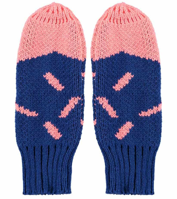 knit mittens womens'