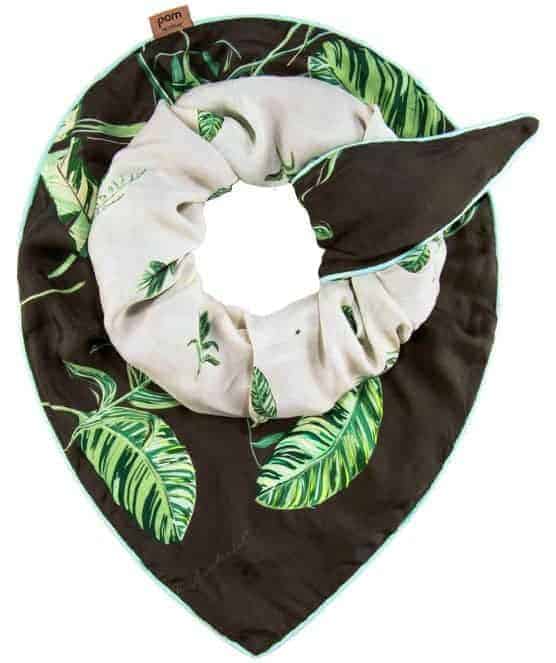 Pom Amsterdam Double Tropical Parrot Scarf