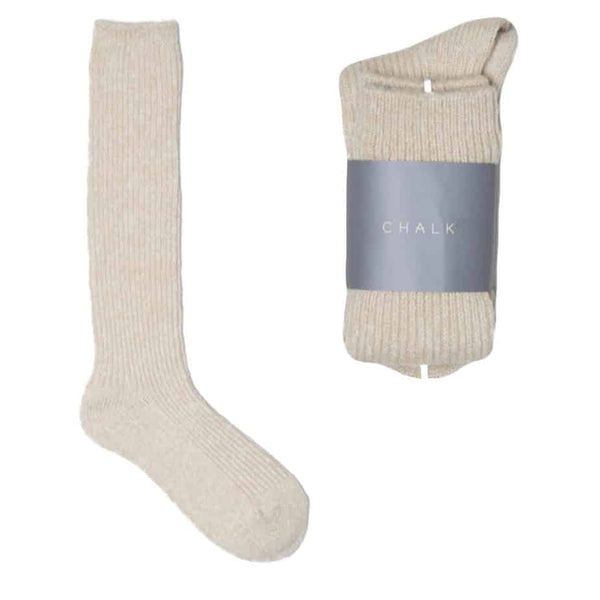 Chalk Cosy Socks - Biscuit