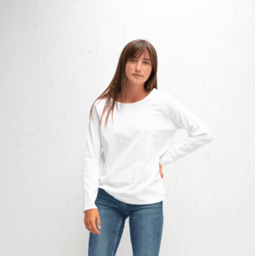 Tasha Long Sleeved T-Shirt White