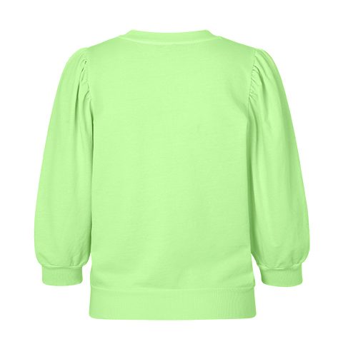 mbyM Lesli Puff Knit Faded Neon Green