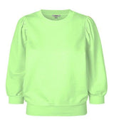 mbyM Lesli Puff Sleeve Knit Faded Neon Green