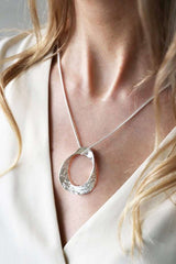 Tutti & Co Reflection Necklace Silver
